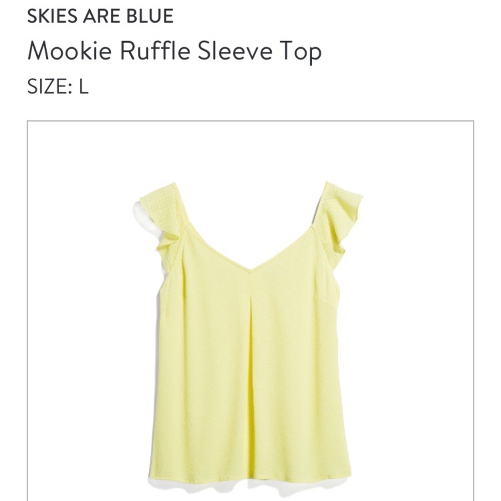 Stitch fix yellow top